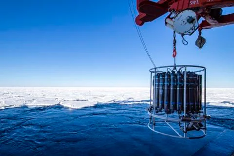 Oceanography in Antarctica Stock Photos