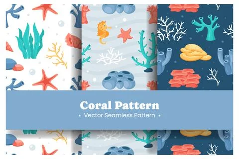 Oceans Seamless Pattern Design Featuring Ocean Decorative Elements in a Car.. Stock Illustration