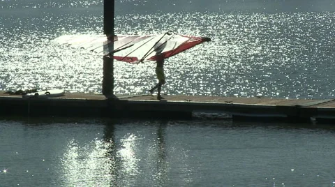 Oceanside Beach Activities 库存影片 953480