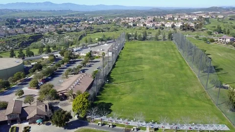 Oceanside, CA - Arrowood Golf Course - Drone Video Video stock 84830864