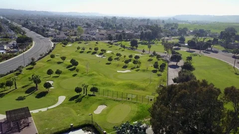 Oceanside Golf Course - Drone Video Video stock 84833722