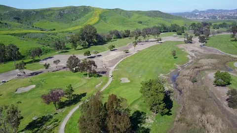 Oceanside Golf Course - Drone Video Video stock 84833914