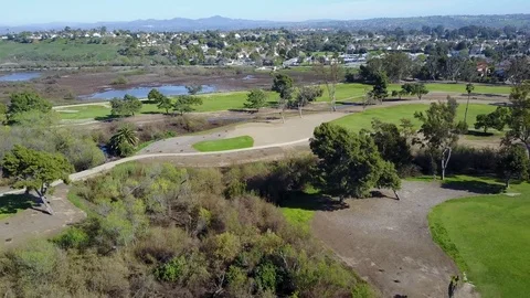 Oceanside Golf Course - Drone Video Video stock 84834112