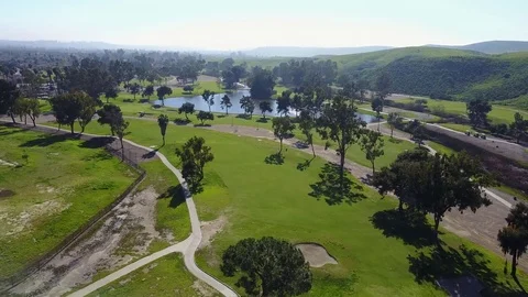 Oceanside Golf Course - Drone Video Video stock 84834361