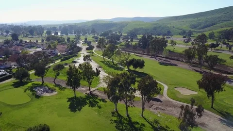Oceanside Golf Course - Drone Video Video stock 84834558
