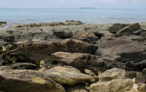 Oceanside Rocks Stock Photos