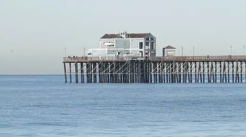 Oceanside South of the Pier Vídeos de archivo 12622892