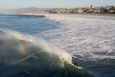 Oceanside Surfer Stock Photos