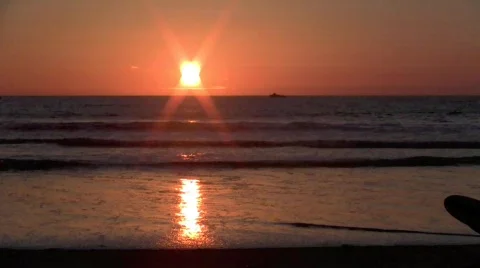 OceanSunset Stock Footage 665710