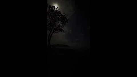 Ocenview 01 - Shore 9pm no filters - Moonlight Video stock 283148085