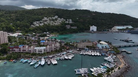 Ocho Rios Port Video stock 342135524
