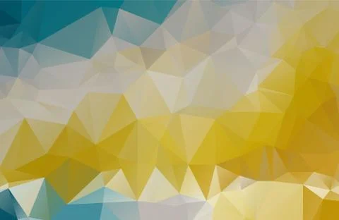 Ochra and blue background Stock Illustration