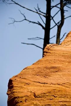 Ochre in the sun Foto stock