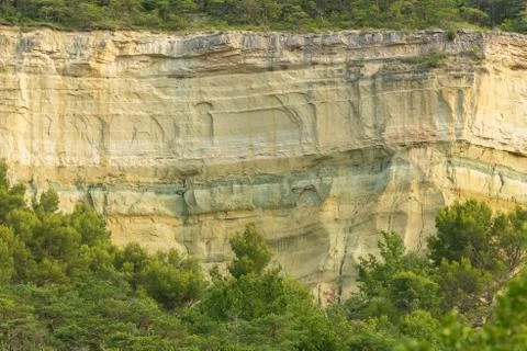 The ochres in Roussillon. Stock Photos