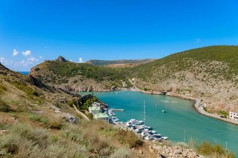 Ocky seashore top view Foto stock