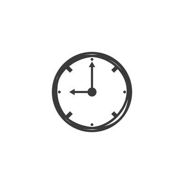 O'Clock icon 스톡 일러스트