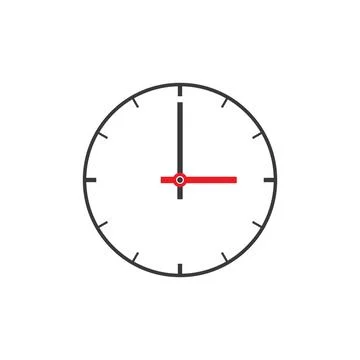 O'Clock icon 스톡 일러스트
