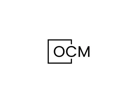 OCM letter initial logo design vector illustration Stock Illustration