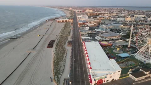 OCNJ Boardwalk Video stock 137425173