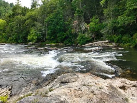 Ocoee River White Water Foto stock