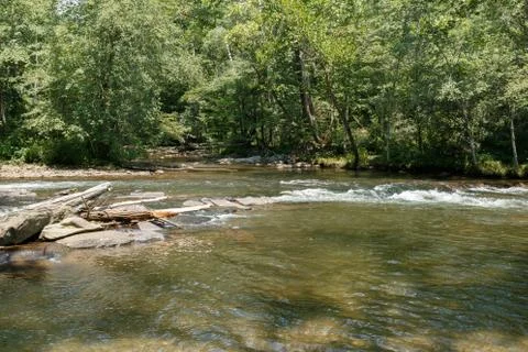 Oconaluftee River Stock Photos