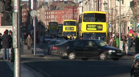 O'Connell Bridge, Dublin Stockbeeldmateriaal 397025