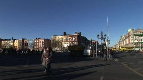 O'Connell Street, Dublin Видео 397020