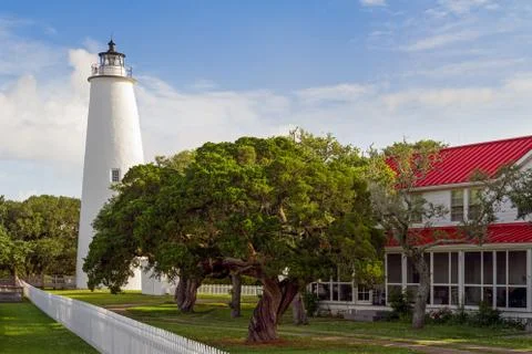 Ocracoke Lighthouse Stock Photos