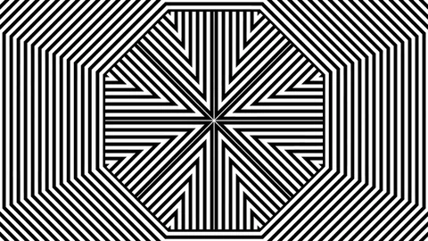 Octagon Looping Animation Video stock 73317684