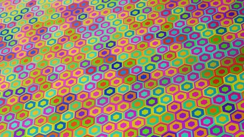 Octagon pattern grid layout on surface Stock Photos