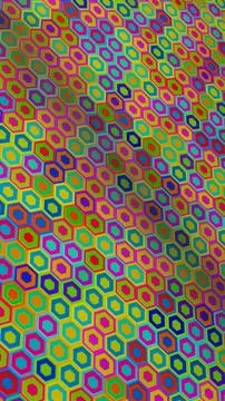 Octagon pattern grid layout on surface Stock Photos