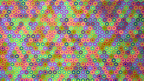 Octagon pattern grid layout on surface Stock Photos