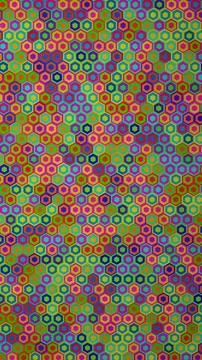 Octagon pattern grid layout on surface Stock Photos