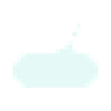 Octagon speech bubble chat message box pixel art style graphic light blue colors Ilustración de archivo