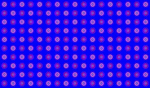 Octagonal kaleidoscopic pattern of alternating colors of two types. Stock Illustration
