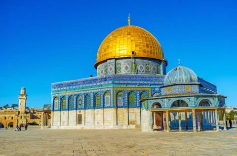 The octagonal mosque Stock Photos
