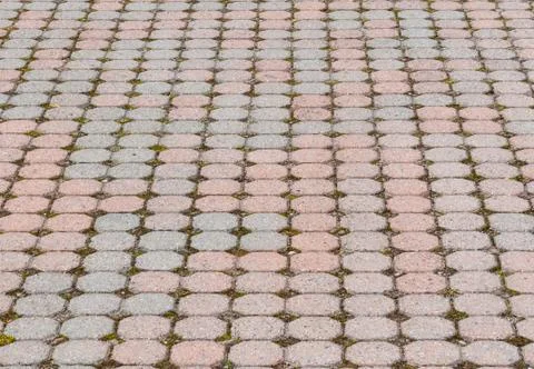Octagonal paving stone pattern Stock Photos