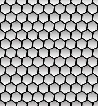 Octagonal Shapes Seamless Pattern Stock Illustration