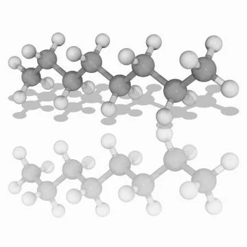 Octane organic compound molecule Stock Illustration
