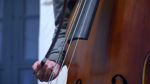 October 30, 2018. CYPRUS music school for refugee children playing the cello and Stock Footage 104881663