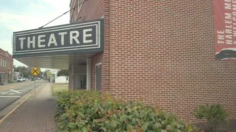 October 6, 2023 Harlem, GA Museum Laurel and Hardy Outside view Stock Footage 252481553