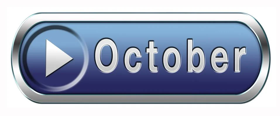 October button Stock Illustration
