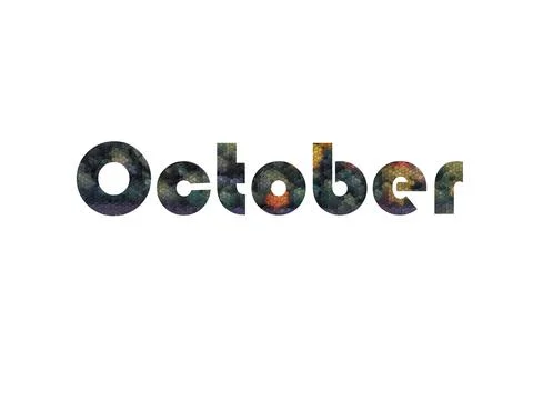 October Stock Illustration