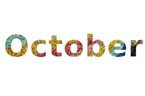 October Stock Illustration