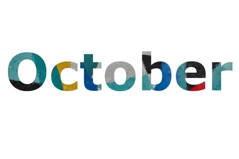 October Stock Illustration