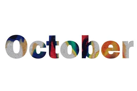 October Stock Illustration