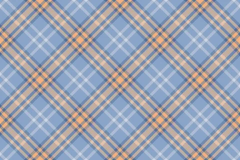 October tartan vector pattern, gift paper check texture seamless. Bandanna .. Illustrazione stock