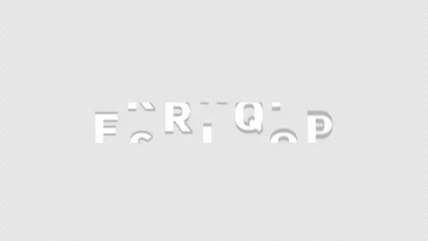 OCTOBER Text Rolling Animation, 4K Transparent Background Stock Footage 330124813