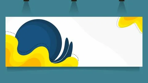 Octopus Banner Vector Stock Illustration