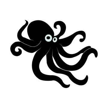 Octopus icon Illustrazione stock